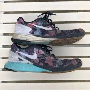 Nike Shoes Nike Lunarglide 6 Limited Edition Floral Print Mens Running Shoes Size 2 Poshmark